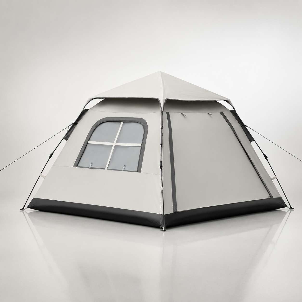 3-8 Person Instant Pop-Up Camping Tent with Rainfly & Waterproof Canopy