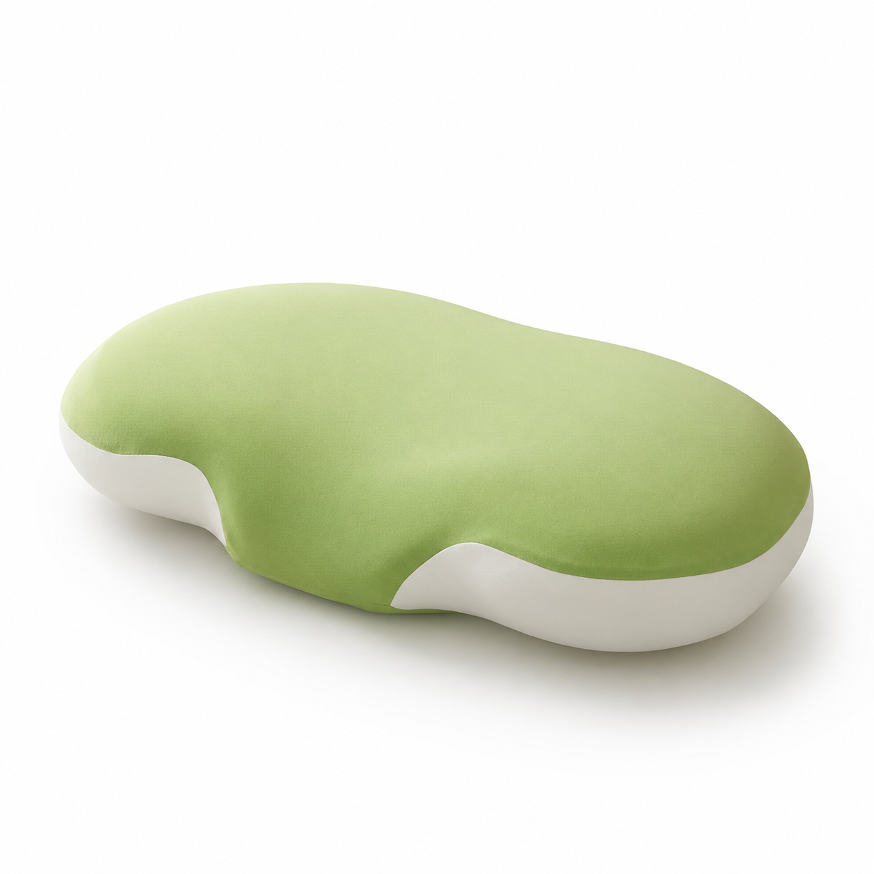 Bio-based Low-Profile Neck Pillow Ergonomically Contoured Design For Deep Sleep