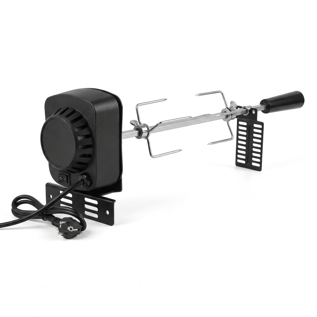 Electric Rotisserie Spit Kit for Gas Grills with Motor - B5