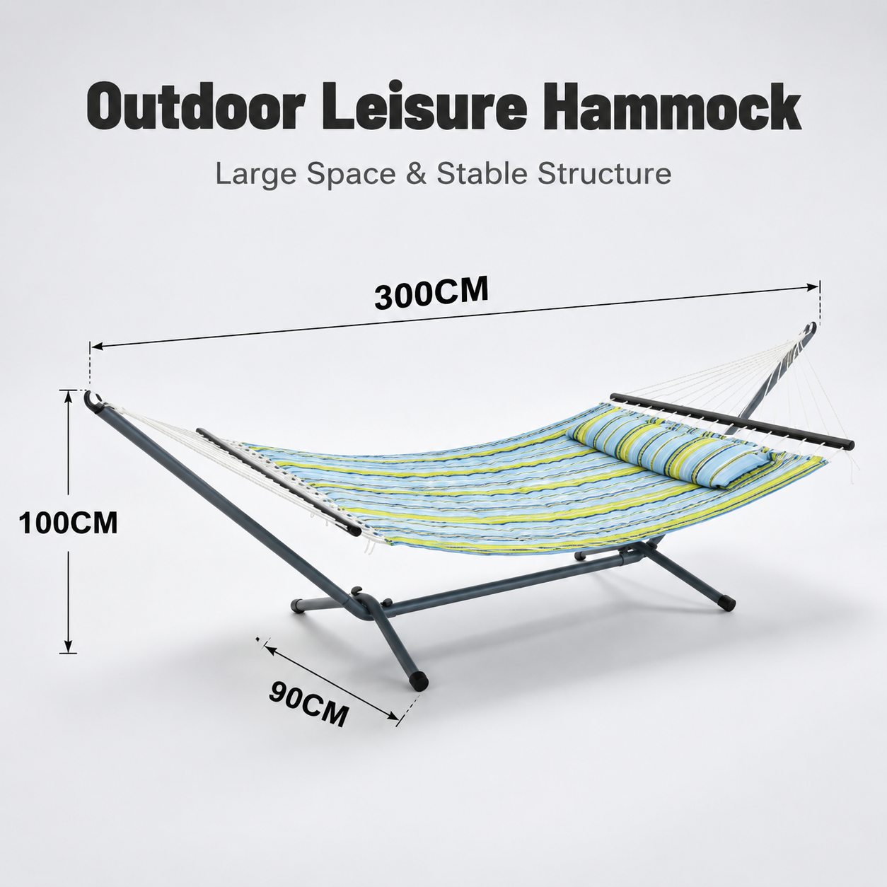 Quilted Anti-tipping Anti-tear Hammock -H29