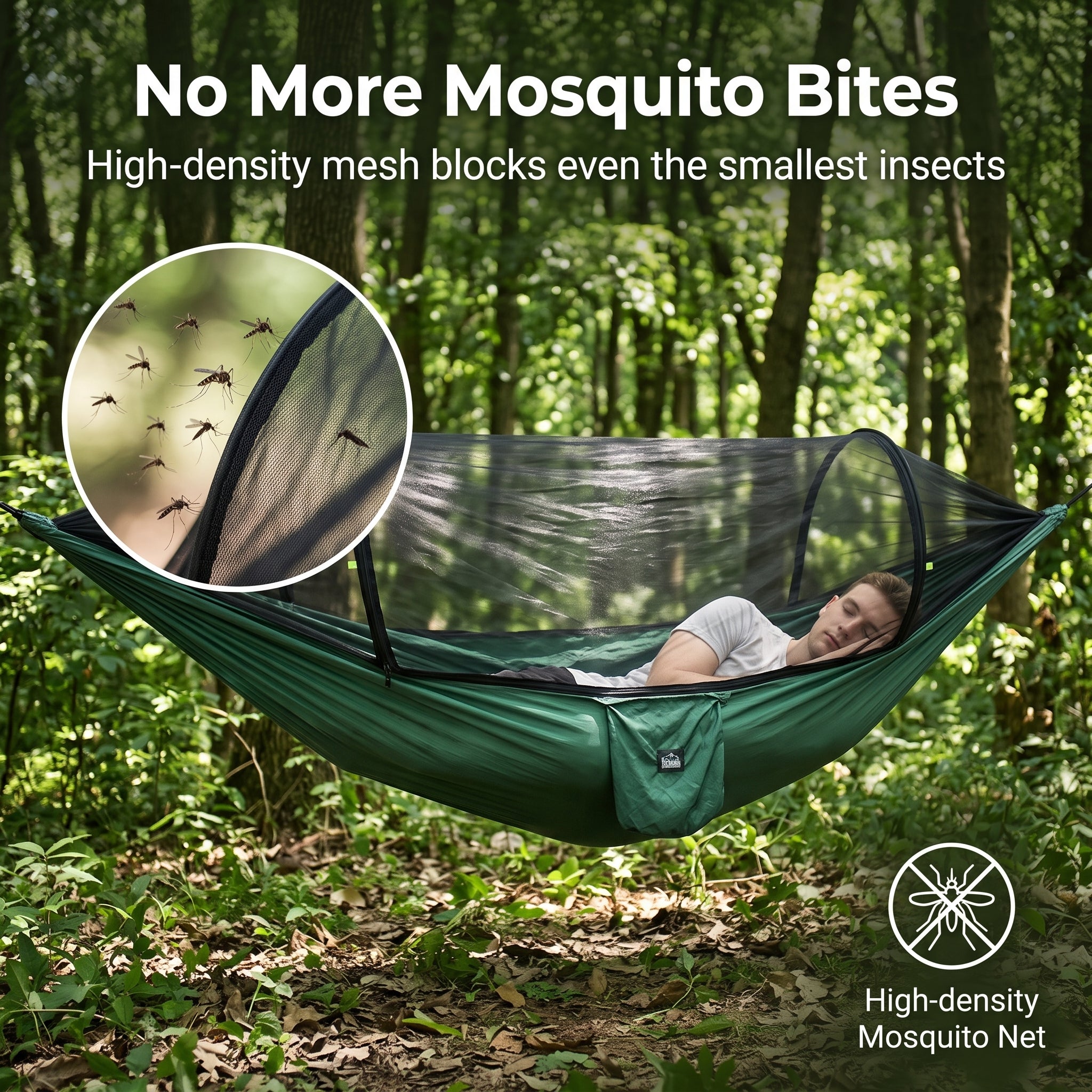 Outdoor Camping Trip Hammock With Mosquito Net