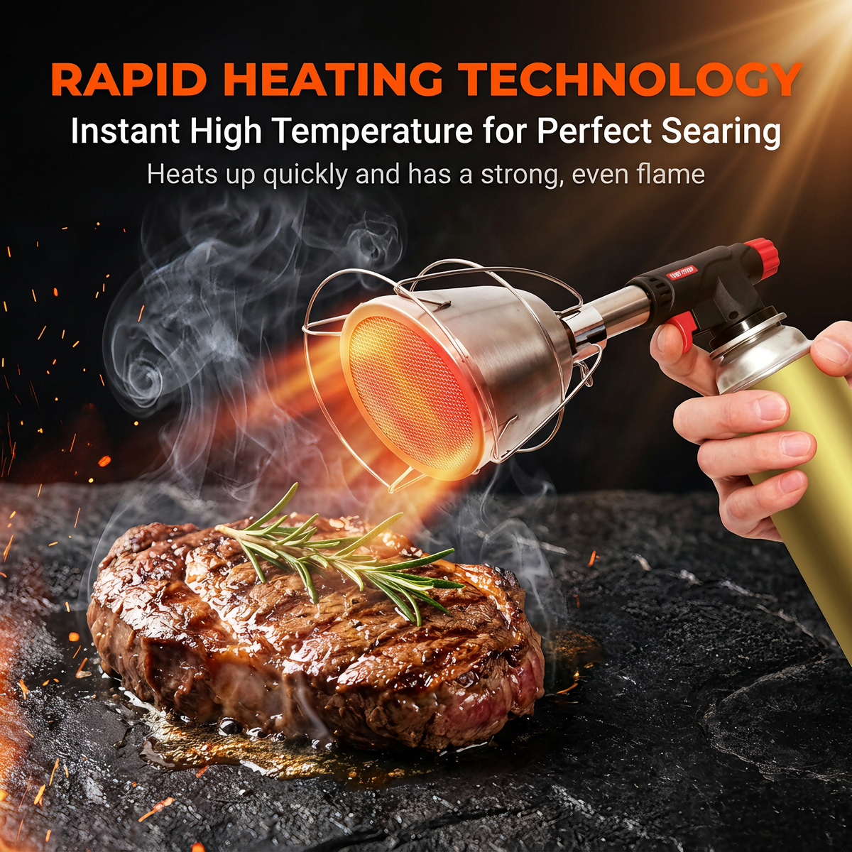 Portable BBQ Torch Head Attachment - B6