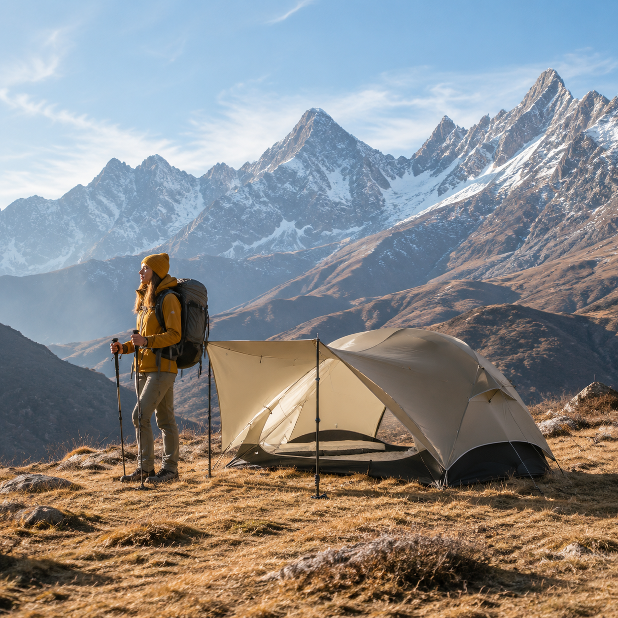 Mongar UL 1–2 Person Camping Tent 15D Nylon Waterproof Ultralight