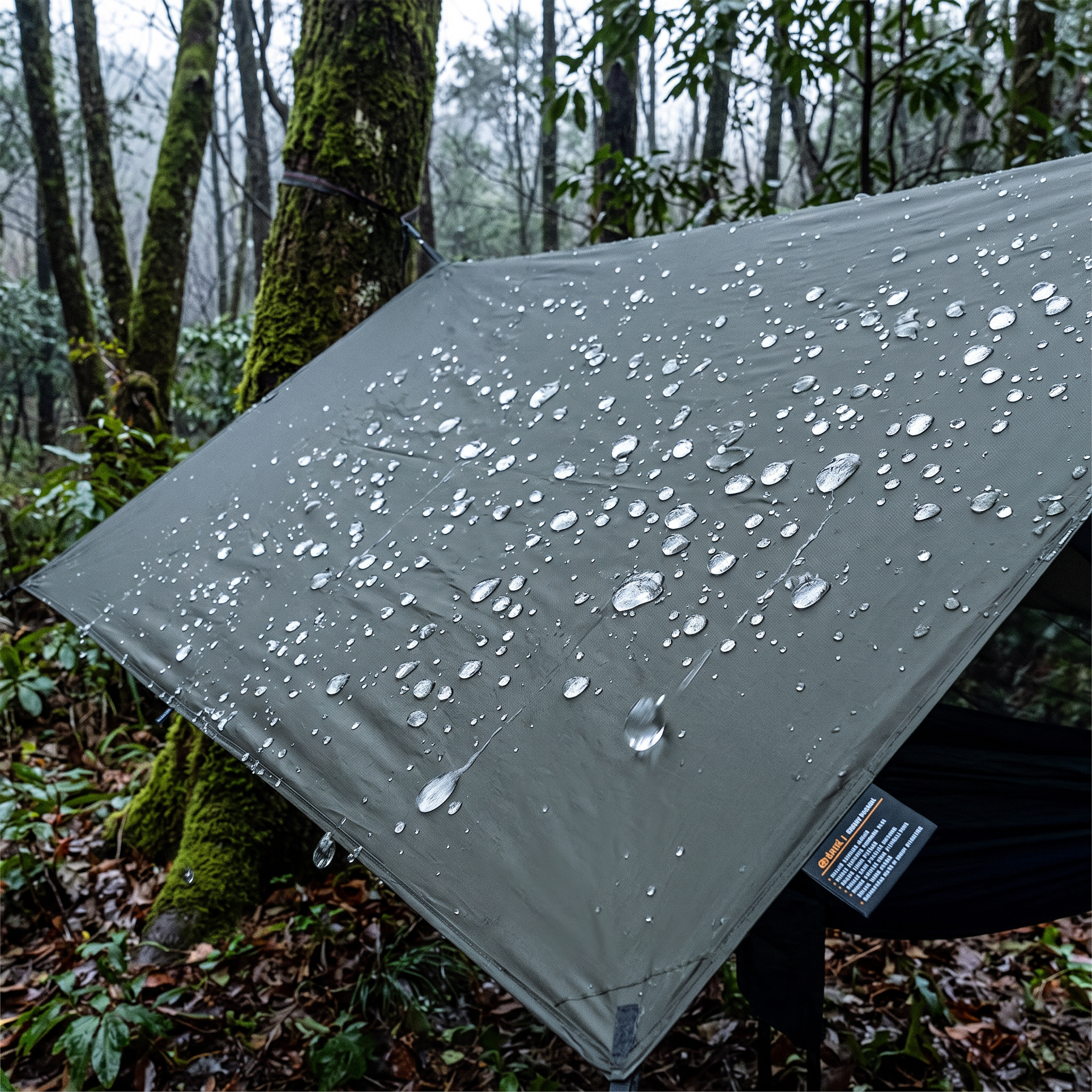 3-in-1 Camping Hammock Tent with Mosquito Net & Waterproof Rain Tarp