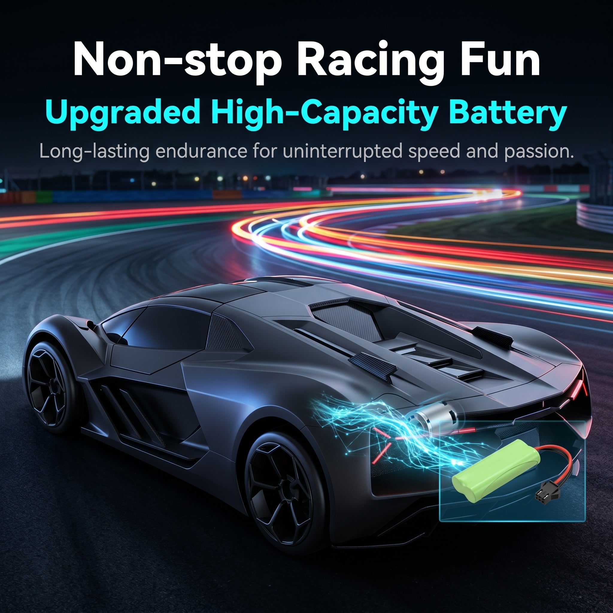 RC Remote-controlled Variable Speed High-speed Four-wheel Drive Drift Racing Car