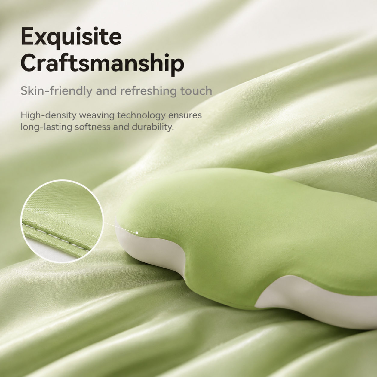 Bio-based Low-Profile Neck Pillow Ergonomically Contoured Design For Deep Sleep