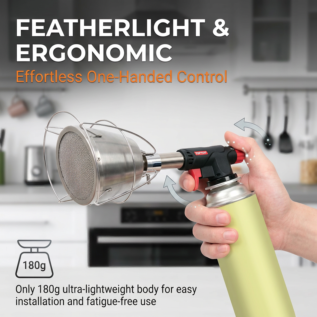 Portable BBQ Torch Head Attachment - B6