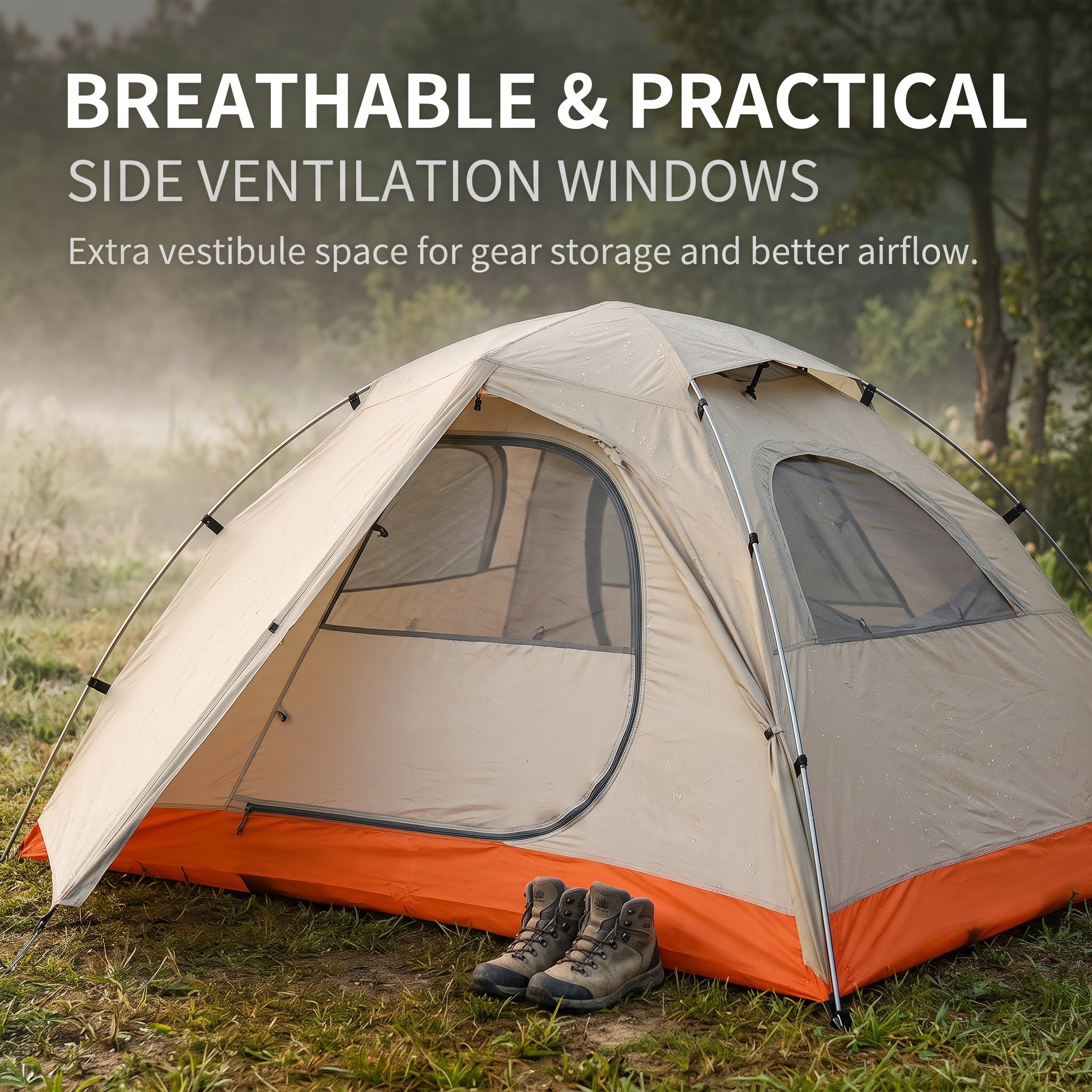 All-aluminum Pole Double-layer Professional Outdoor Camping Tent