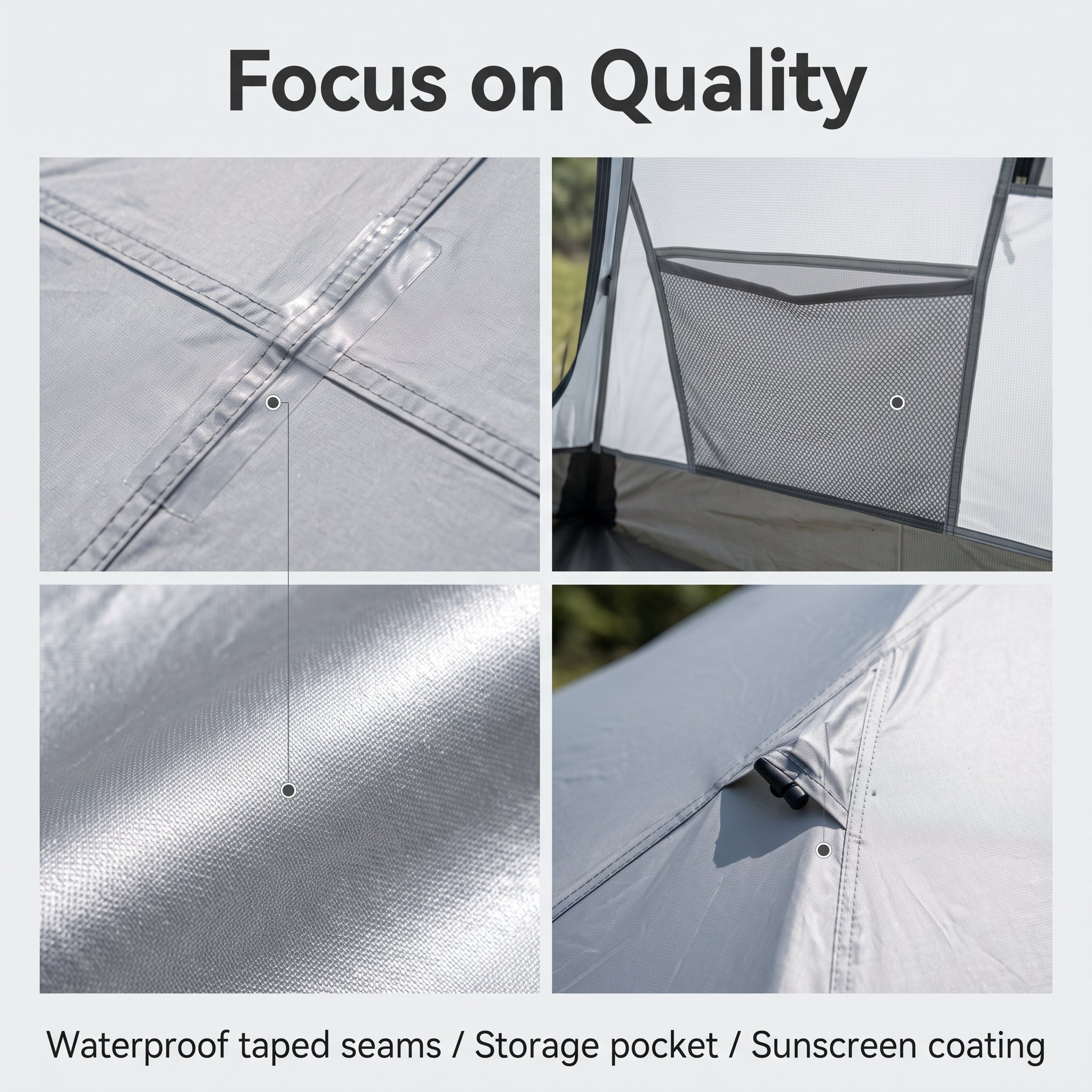 Fully Automatic Double-layer Quick-opening And Folding Portable Camping Tent