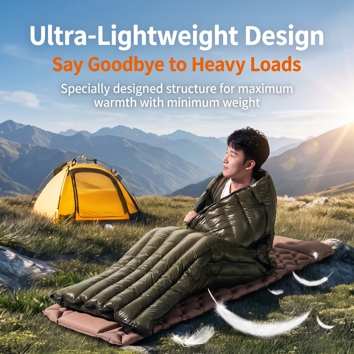 Ultra-Light Duck Down Sleeping Bag - S11