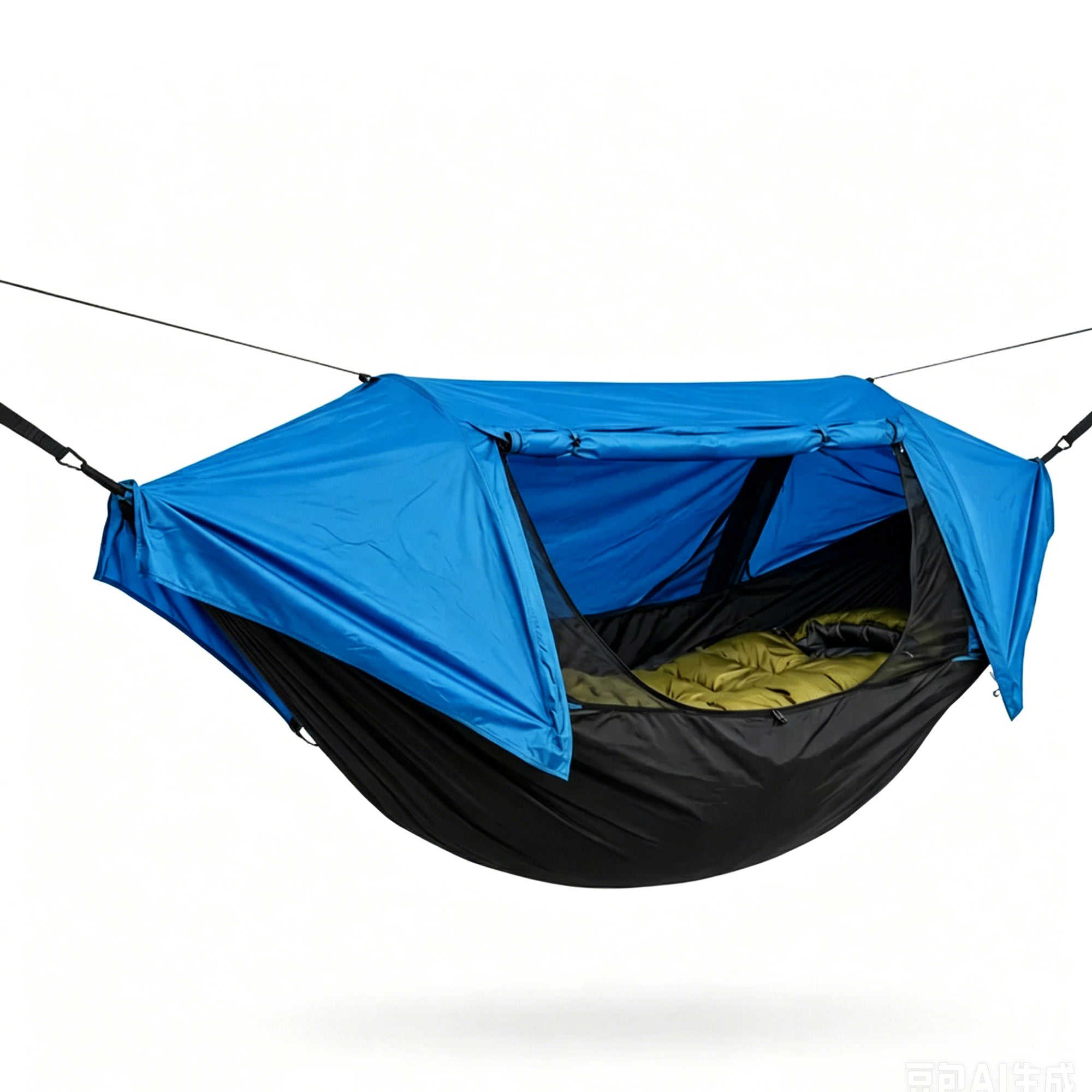 All-in-One Camping Hammock Tent with Rainfly & Mosquito Net -H25