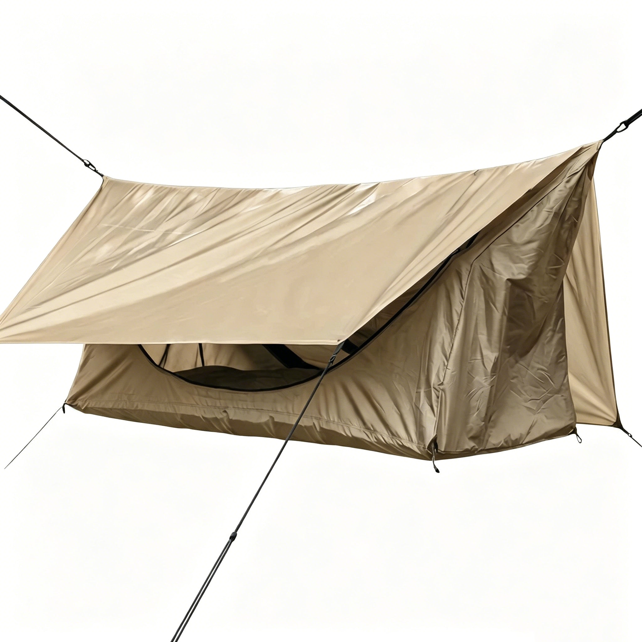 All-in-One Sleep System Camping Hammock Tent with Rain Fly Tarp and Mosquito Net