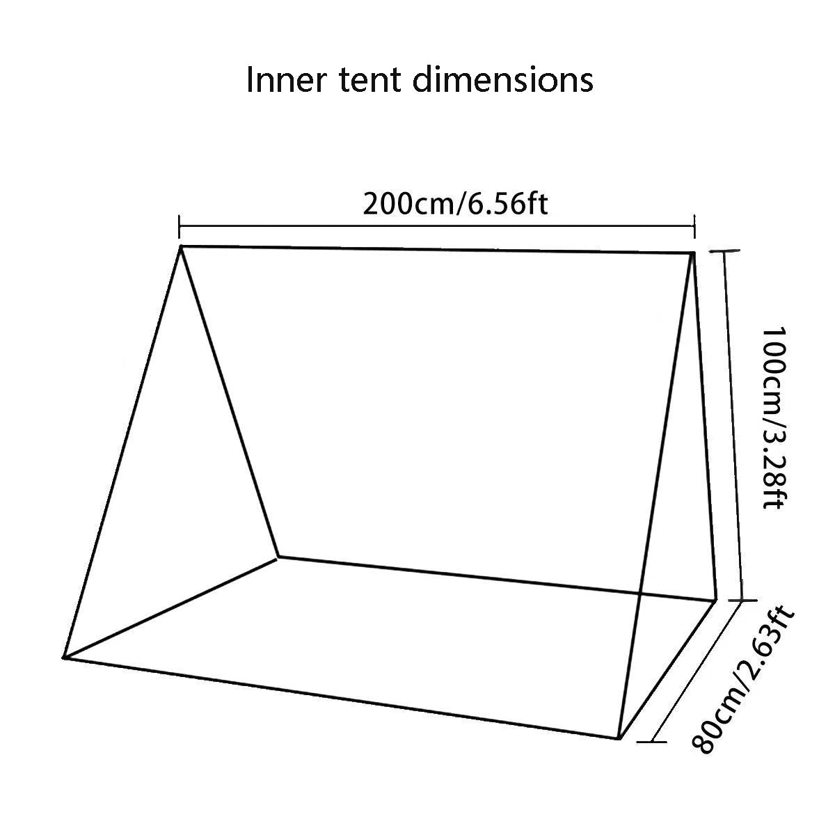 All-in-One Sleep System Camping Hammock Tent with Rain Fly Tarp and Mosquito Net