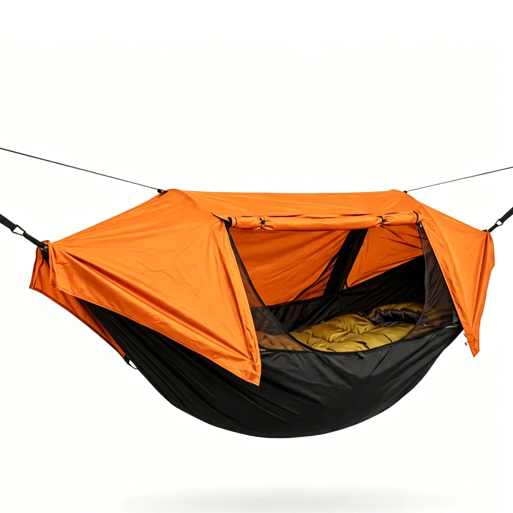 All-in-One Camping Hammock Tent with Rainfly & Mosquito Net -H25