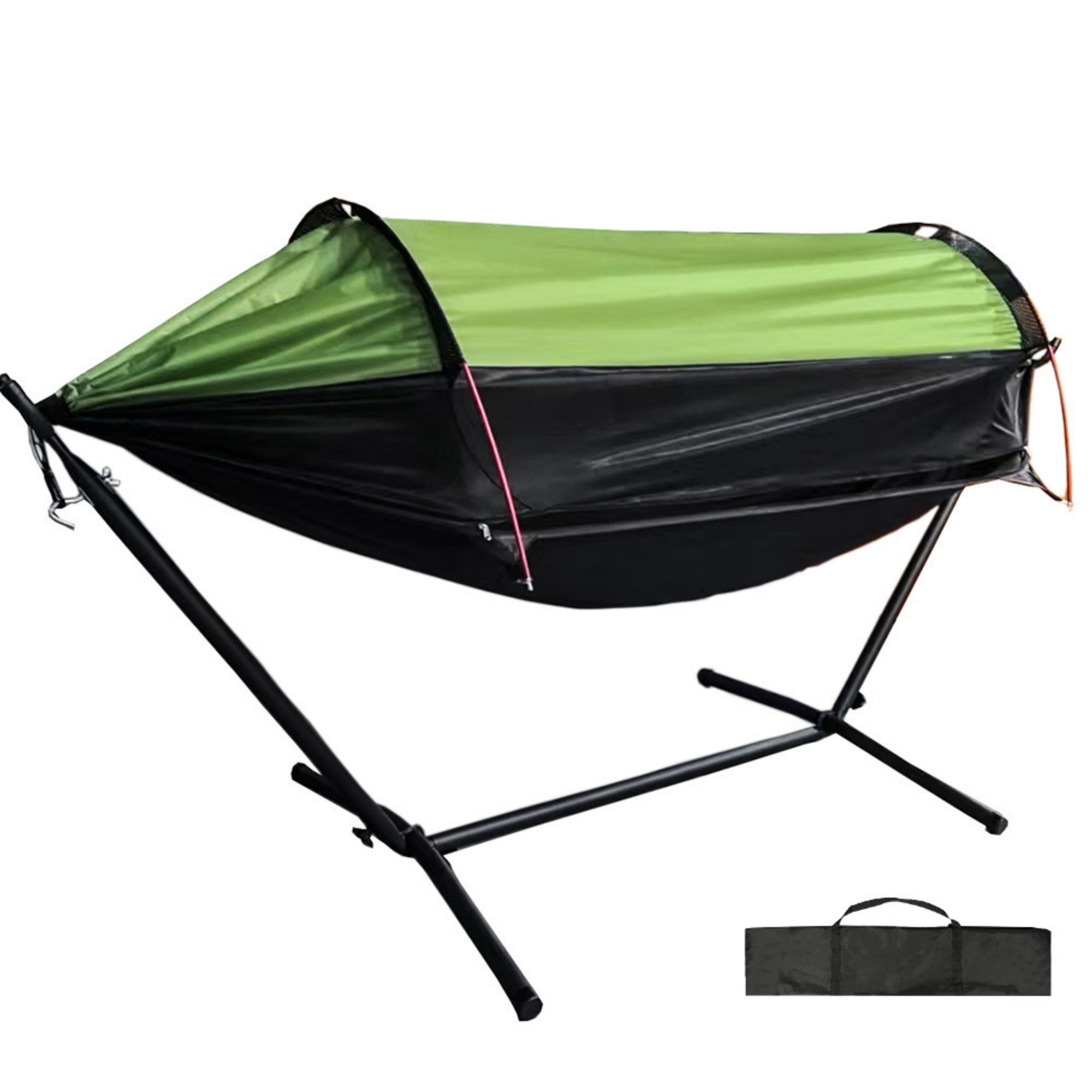 2-in-1 Camping Hammock Tent with Mosquito Net & Rainfly
