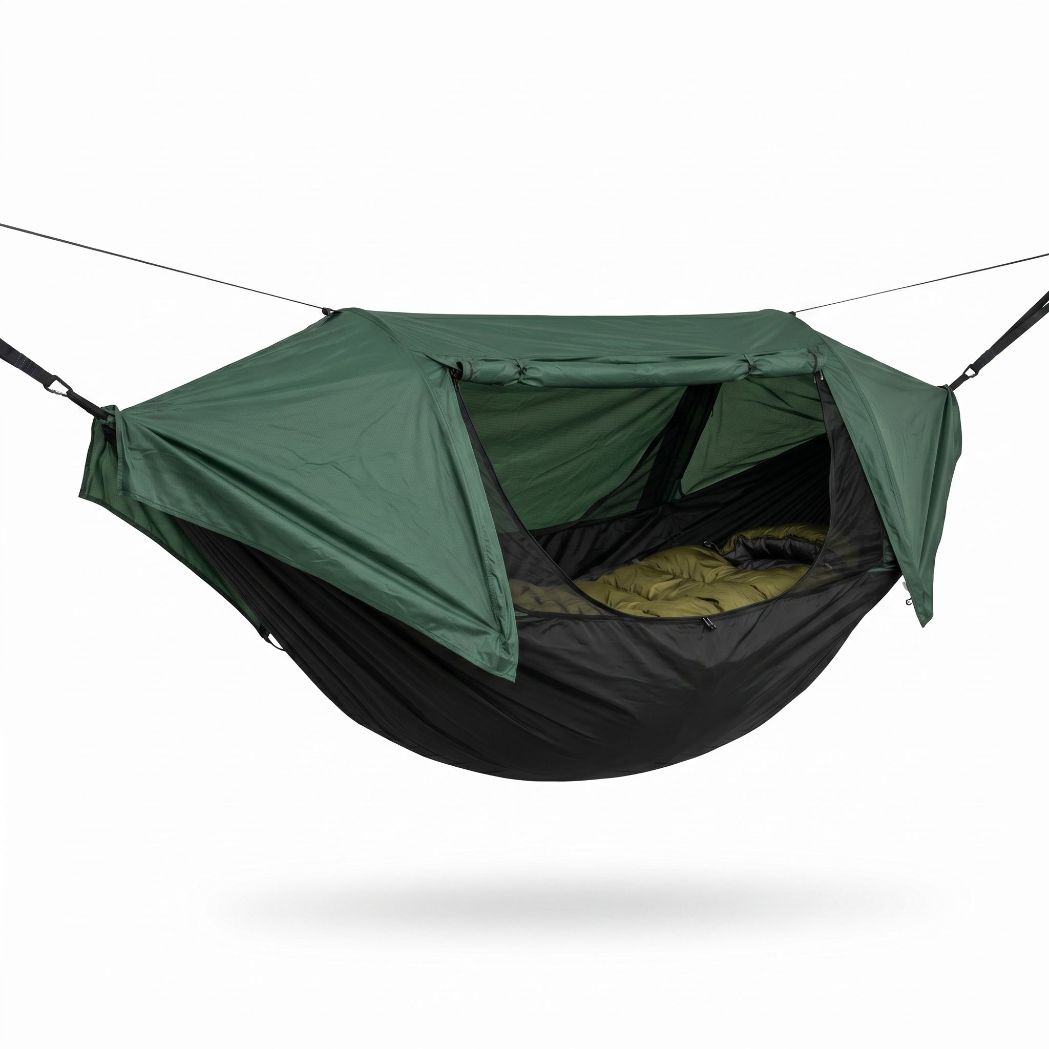 All-in-One Camping Hammock Tent with Rainfly & Mosquito Net